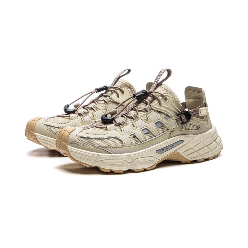 Li Ning Outdoor CF Tracing, Скользкая подошва для дикой природы, Износостойкая, Светоотражающая, Упругая, Низкие кроссовки AGHW001-5