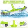 Щетка для чистки бассейна Телескопическая длинная ручка Жесткая щетина Универсальная щетка для бассейна Легкая установка Инструмент для чистки