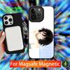 Аниме Акира Асаи ХЛОПОК Чехол для телефона Для iPhone 16,15,14,13,12,11,Pro,Max,Plus,Mini,SE Новый Магнитный беспроводной заряд Magsafe