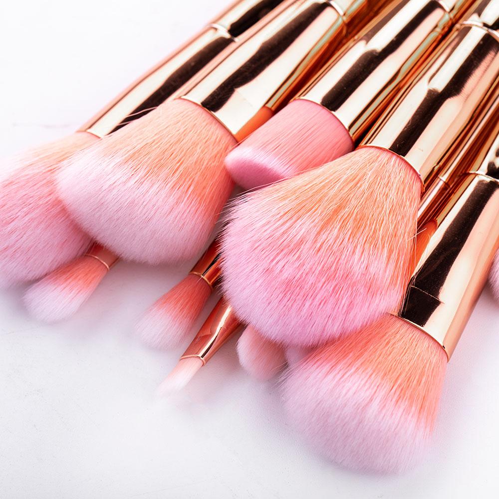 RANCA 12pcs Makeup Brushes Set Powder Foundation Blusher Face Brush Contour Concealer Blush Lip Eyeshadow Eyebrow Cosmetic Tools