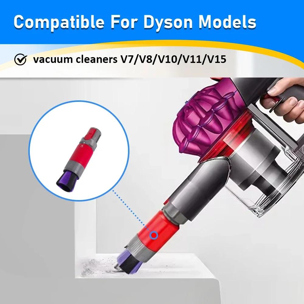 Vacuum Cleaner Traceless Soft Brush Head For Dyson V7 V8 V10 V11 V12 V15 Vacuum Cleaner Accessories Universal Suction Head Part