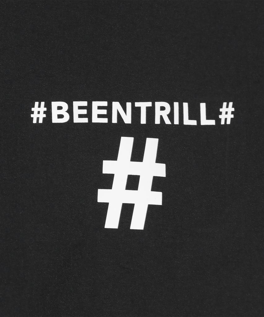 BEENTRILL Essentials Прямые спортивные брюки с маленьким вышитым логотипом (черный)