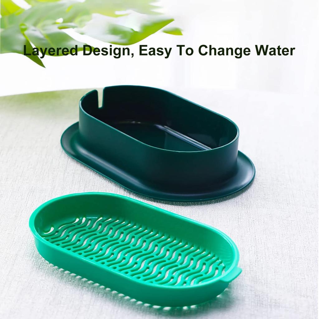 Cat Grass Planter Hydroponic Cat Grass Growing Kit No Seeds Included Catnip Wheatgrass Seed Sprout Tray Nursery Plant Planting Box for Indoor Cats