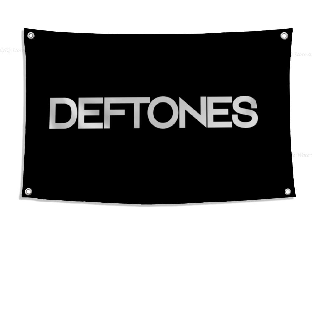 1 шт. Флаг группы Deftone Alternative Metal Флаги и баннеры Четыре отверстия Флаг Полиэстер Наружный декор Эстетика комнаты