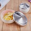 Durable Stainless Steel Cup Lids Dust-Proof Silicone Mug Cover Drink Cup Lids Kitchen Bar Cup Accessories 8.5Cm 10Cm