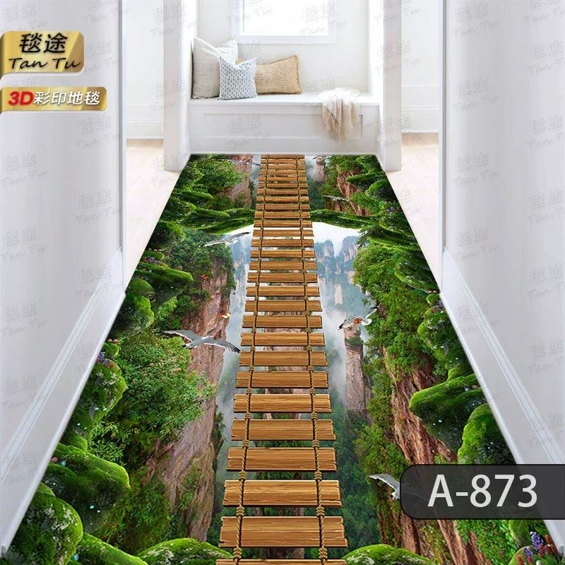 Luxury Corridor Runner Carpet Long Strip Rug for Hallway Living Room Home Aisle Floor Mat Entryway Decor