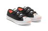 Converse Кеды Jack Purcell на липучках Низкие для малышей Черно-розовые для младенцев и малышей 769802C