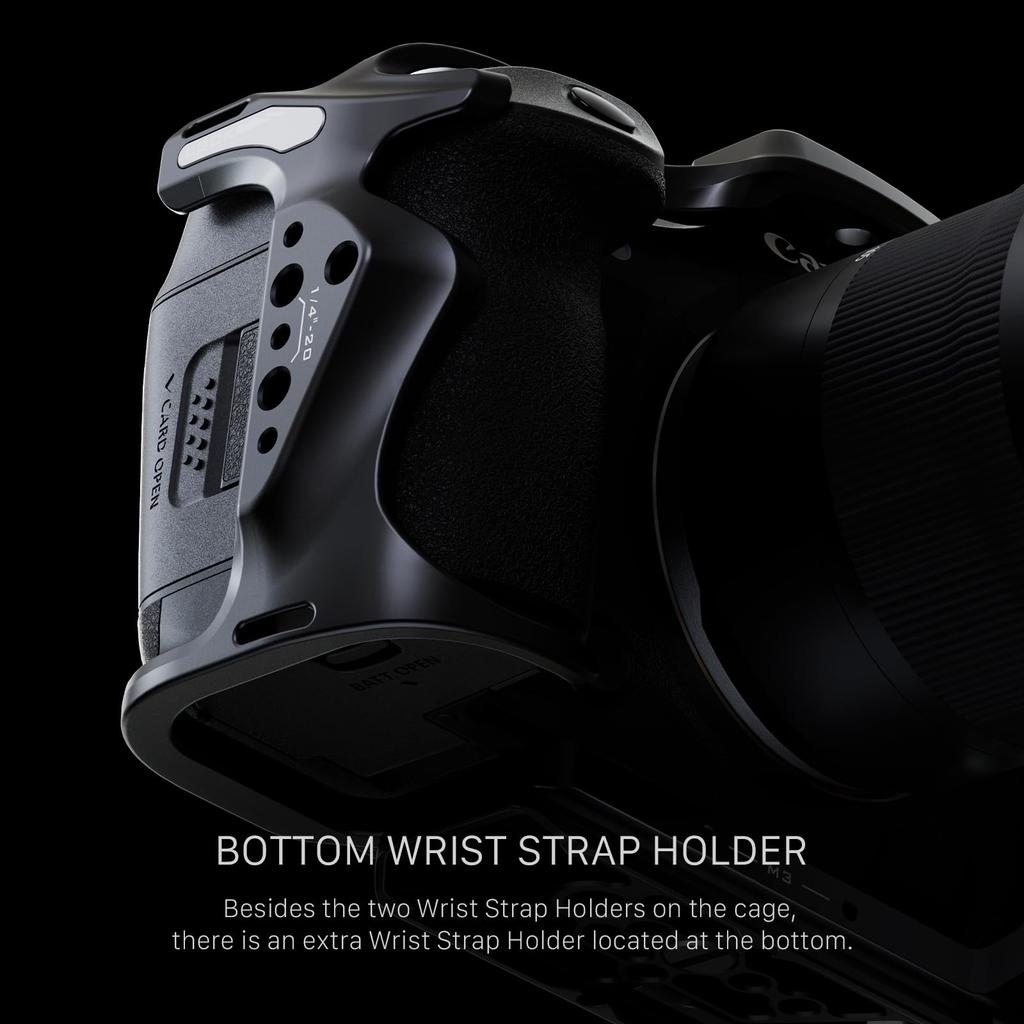 Клетка для камеры TILTA R5 Mark II для легкого комплекта с компактной верхней ручкой NATO для клетки для камеры Canon R5 Mark II Canon, TA-T68-BB