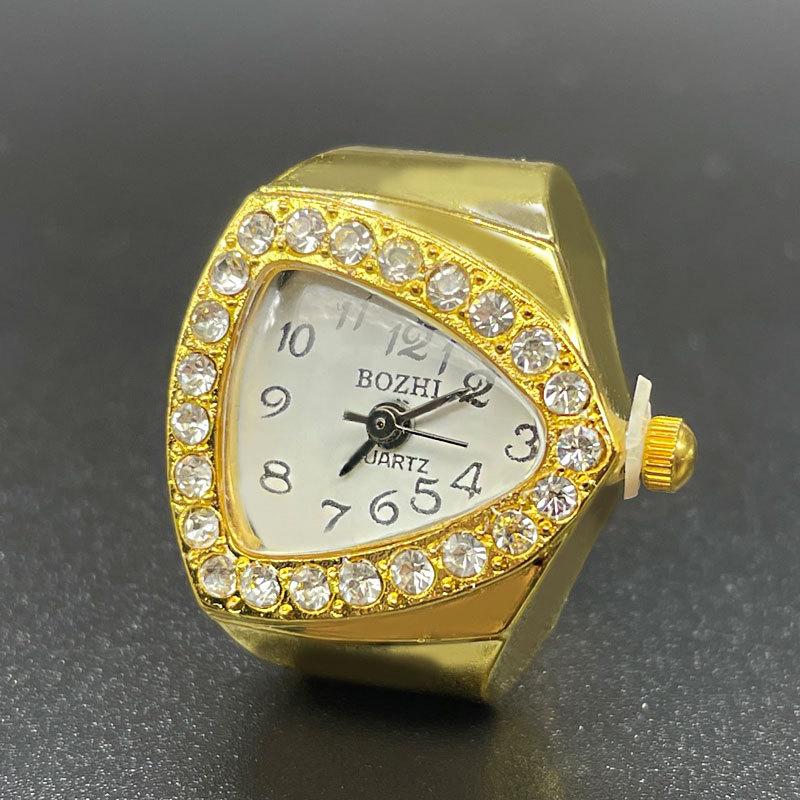 Watch Ring For Men Women Finger Quartz Jewelry Stainless Steel Ring Lover Pair Watches