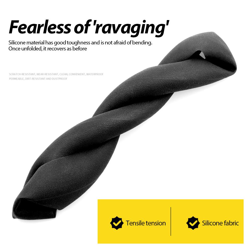 Чехол на руль из силикагеля для автомобиля, подходит для рулевых колес диаметром 32–47 см, противоскользящий протектор, аксессуары для салона автомобиля