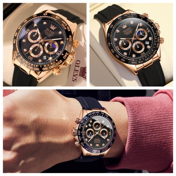 Мужские часы Cogot Hoa Watch Водонепроницаемые светящиеся брендовые часы, популярные корейские часы