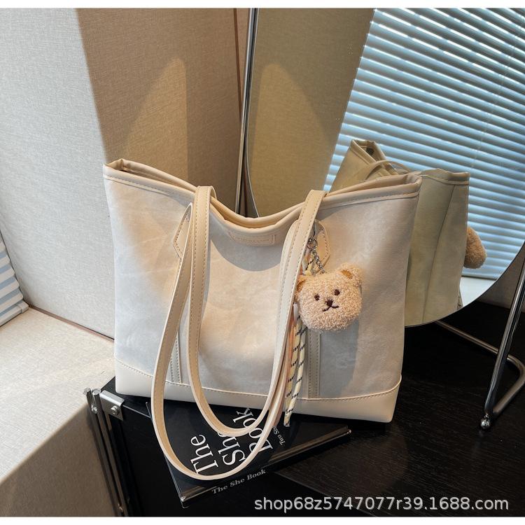 Underarm Large Capacity Tote Bag Women 2025 Korean Version Niche Design Trendy Fashion Shoulder Bag Casual Versatile Underarm Bag