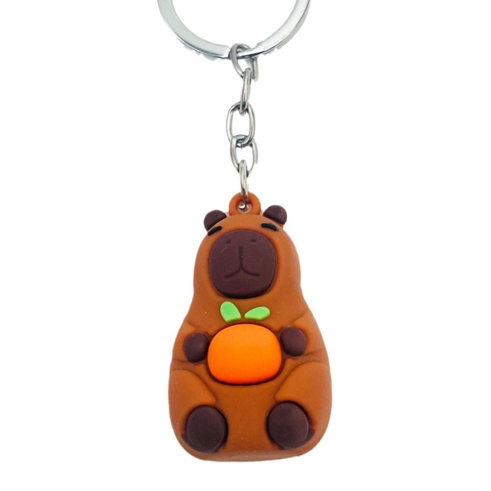 Cute Key Chain Cartoon Car Key Ring New Capybara Keychain