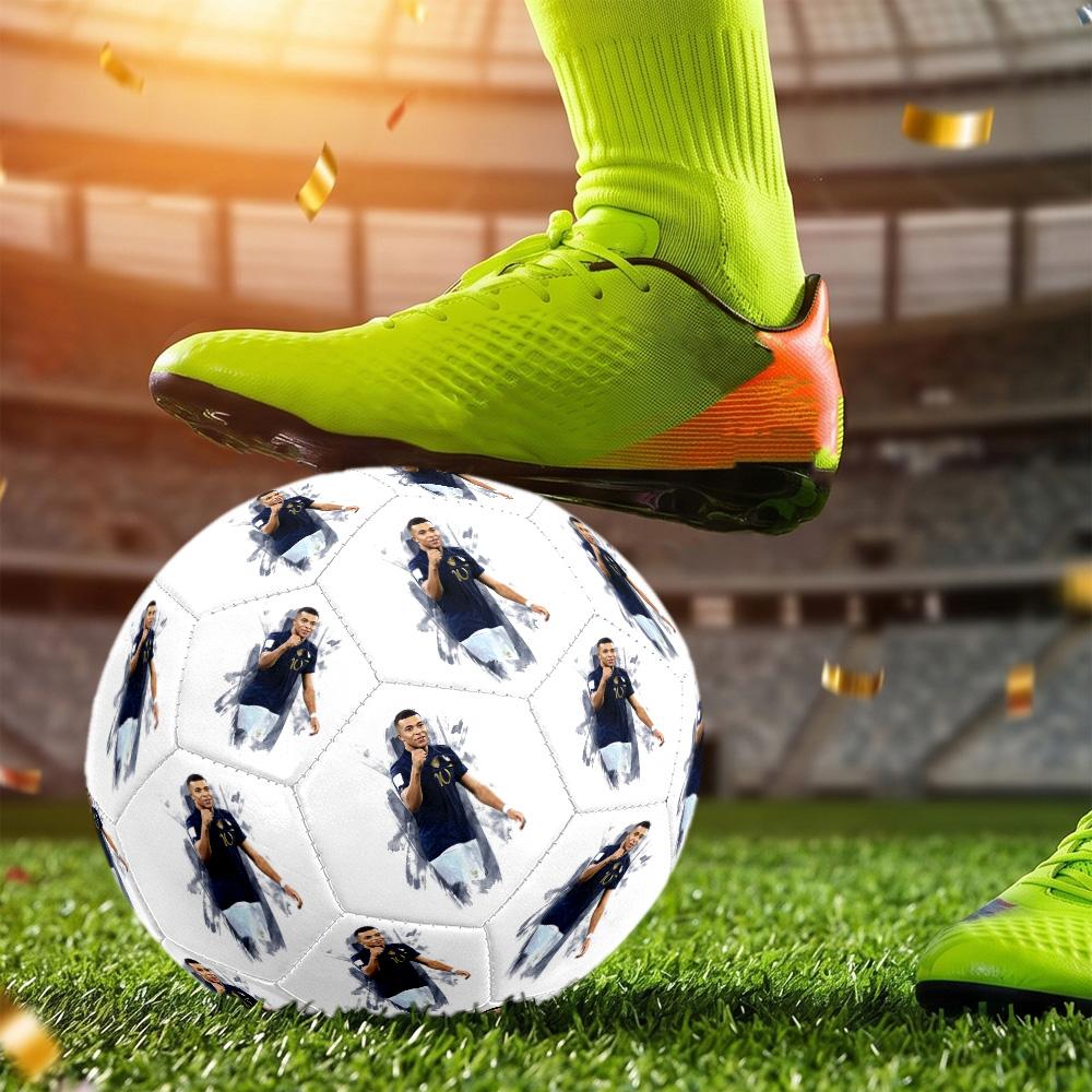 Mbappé Size 5 Soccer Football Machine-Stitched Indoor Outdoor Training and Matches Ideal for Soccer Enthusiasts