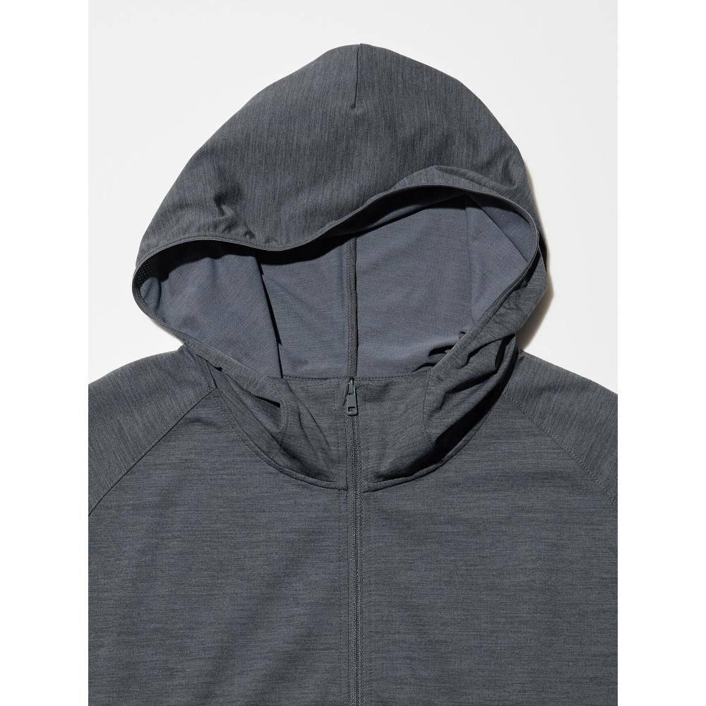 Uniqlo Мужская парка с ползунком Dry Ex с защитой от УФ-лучей
