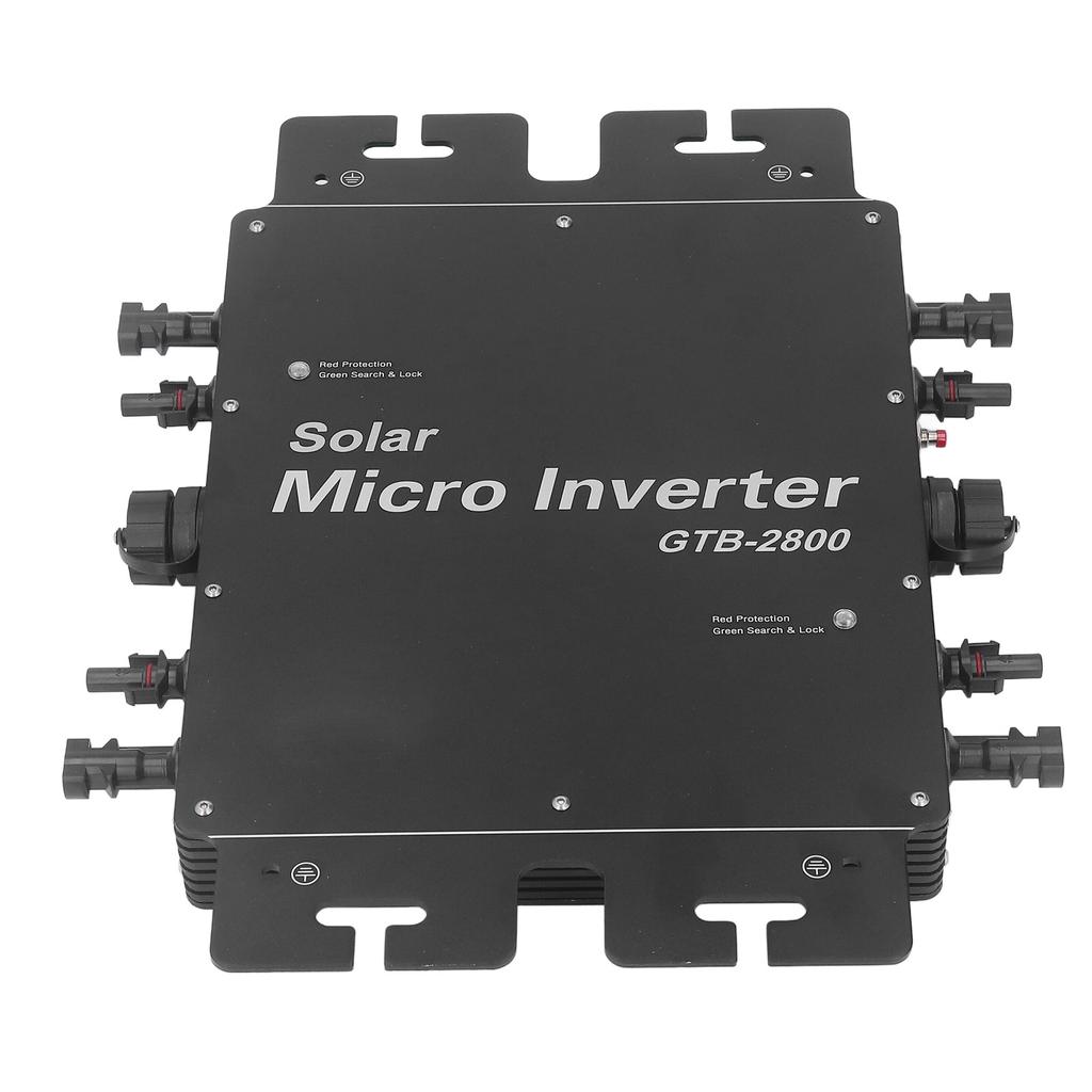 2800 Вт Солнечный сетевой инвертор MPPT Power Micro Inverter с управлением по WiFi IP65 Водонепроницаемый