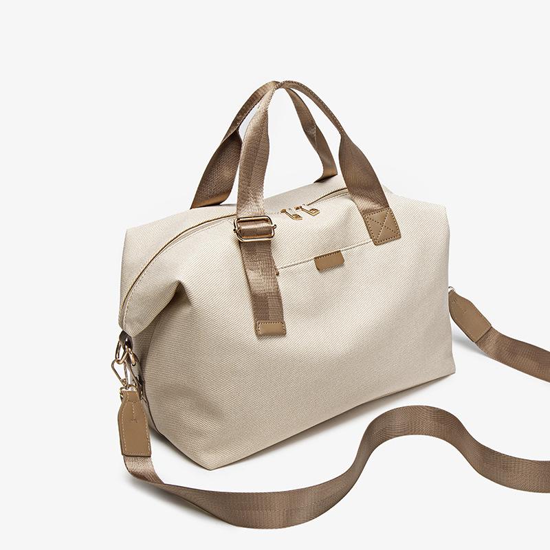 Fashion Outdoor Travel Bag Canvas Separate Fitness Bag Simple Leisure Large Capacity Student Luggage Storage Bag
