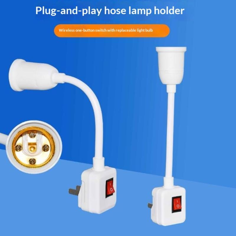Versatile E27 Lamp Socket with Toggle Switch Ideal for Home Lighting