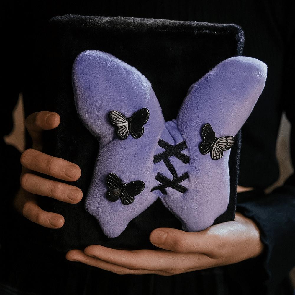 3-Inch Detachable Card Book Furry Cover Loose Leaf Album High-Quality Korean Album  Photo Storage