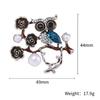 Fashion Flying Bird Eagle Enamel Pins Crystal Rhinestone Swallow Parrot Owl Animal Brooches For Women Clothes Scarf Jewelry Gift