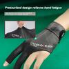 Open Finger Billiard Pool Gloves Adjustable Sticker Polyester Snooker Pool Gloves Smooth Soft Portable Reusable Amateur Training