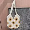 New High-end Straw Bag Women's Handwoven Bag Versatile Handheld Women's Bag Shoulder Bag Vacation Seaside Beach Bag