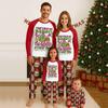Family Matching Print Sets Pajamas Loungewear Outfits Family Matching Long Sleeve Tops+Pants Set