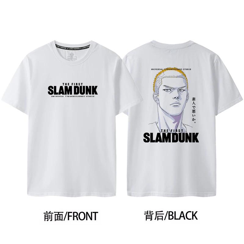 Slam Dunk Мастер Сакураги Ханамичи Майка команды ШОХОКУ с коротким рукавом мужская и женская хлопковая баскетбольная футболка 71105