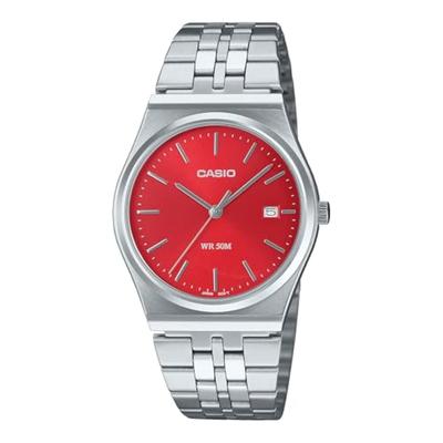 Серебряные часы Casio MTP-B145D-4A2VDF