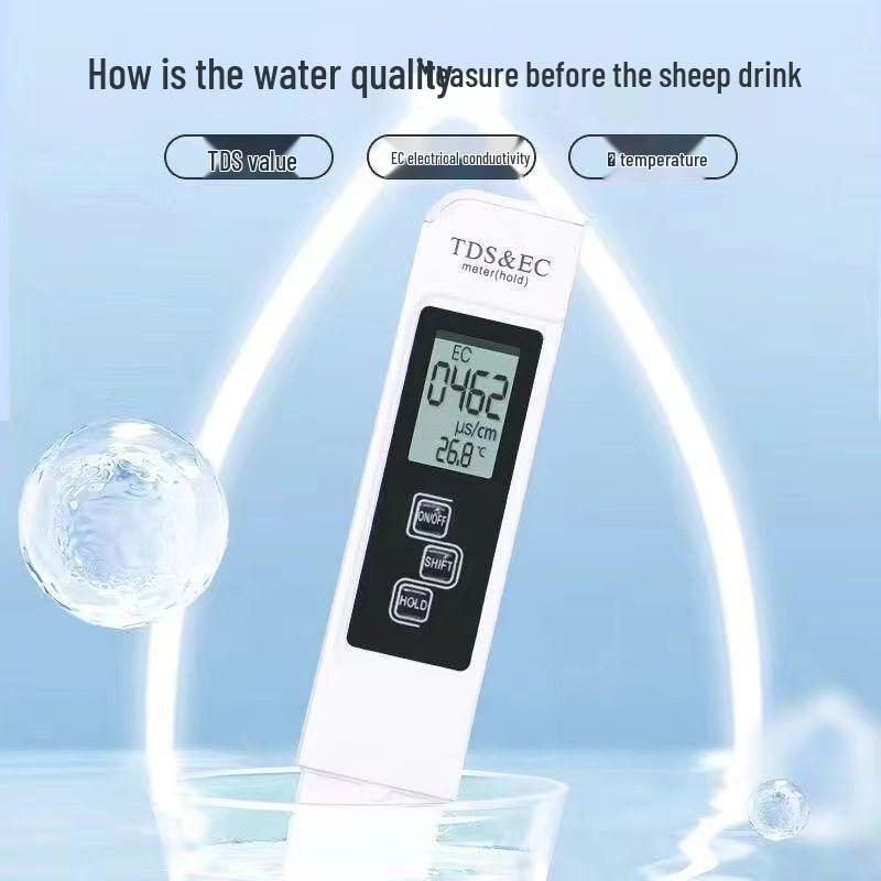 Высокоточный pH-метр для воды для тестирования водопроводной и очищенной воды в домашних условиях