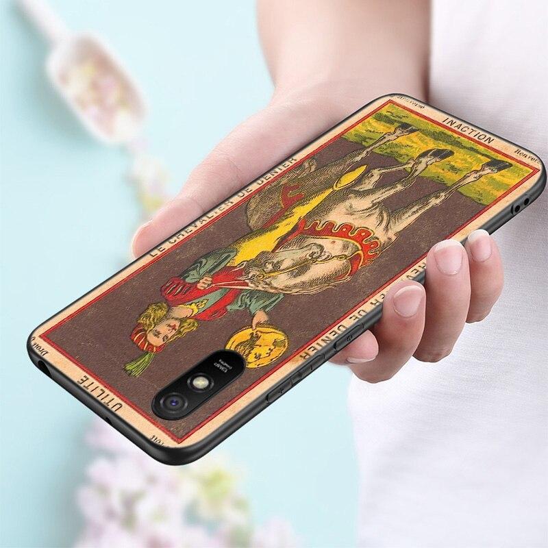 Чехол для телефона Le Tarot Egyptien de Dusserre Art для Xiaomi Redmi Note 11 10 9 8 Pro 11T 10T 10S 9S 8T 9 9A 9C 9T, черный мягкий чехол