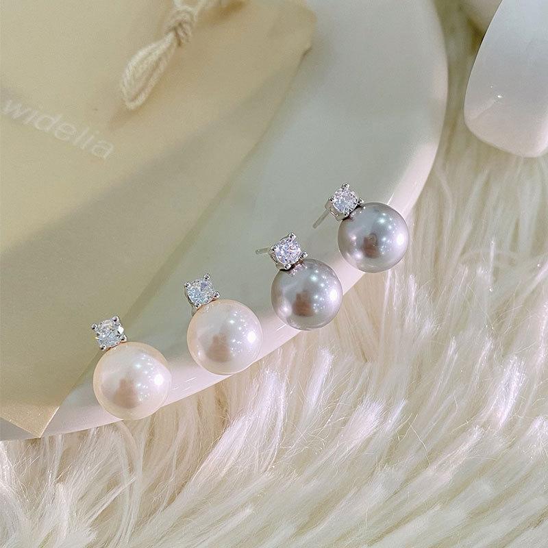 Серьги с жемчугом. Легкие, роскошные, высококачественные, универсальные, в стиле французской леди. Серьги.