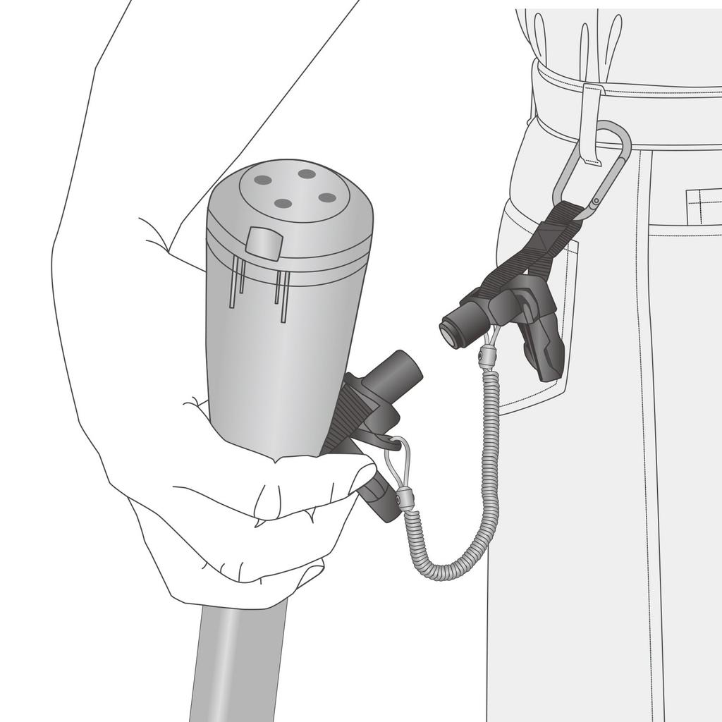 Daiichi Seiko Gaff Shaft Holder MG3500 Silver for Landing Landing and Fishing Nets, Poles,