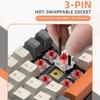 60% Wireless Mechanical Keyboard Bluetooth Dual Mode Hot-Swappable Mini 68-Key Red Switch for PC PS4 Xbox iPhone iPad