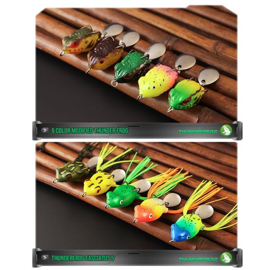 Набор приманок для лягушек Topwater, реалистичный внешний вид, острый крючок, дизайн в виде лягушки, искусственные мягкие приманки, пресноводные имитирующие приманки для лягушек