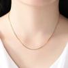 Sace Gems Классический медный сплав 18-дюймовая цепочка с волнами воды, крестовая цепочка, цепочка из змеиной кости, цепочка с семенами дыни, цепочка слитков по всему небу, звездная цепочка