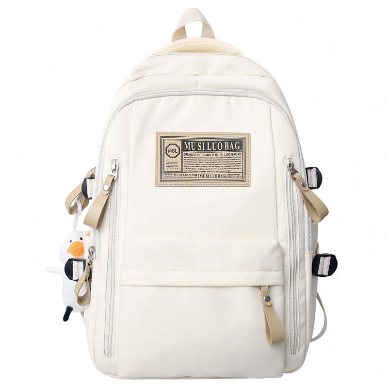 School Bag Male Junior High School High School High School High Capacity College Student Middle School Student Computer Boys Backpack Girls Burden