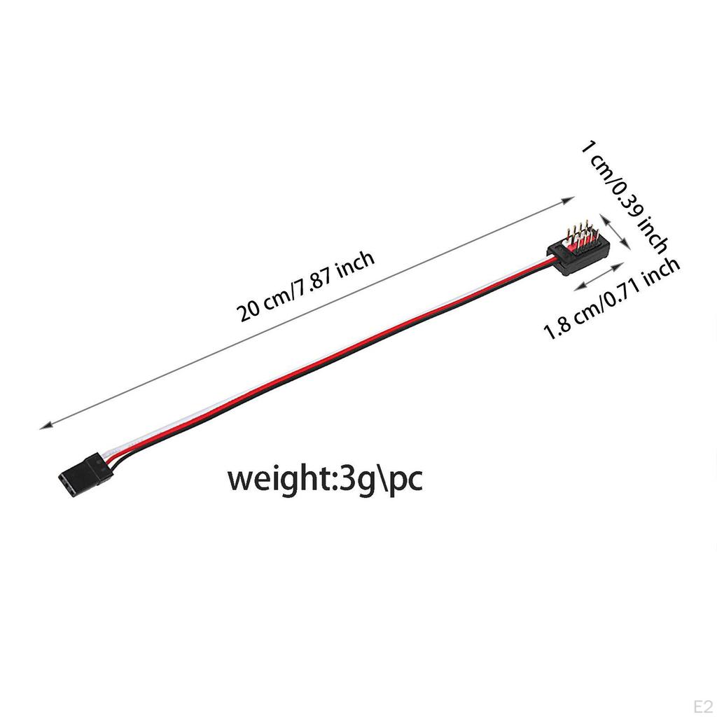 RC Car Signal Cable ESC Servo Radiators Wire Easy To Install Airplane Model for