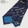 [Peanuts] Snoopy Joe Cool Tie, Stripe Pattern, PN918305, Navy