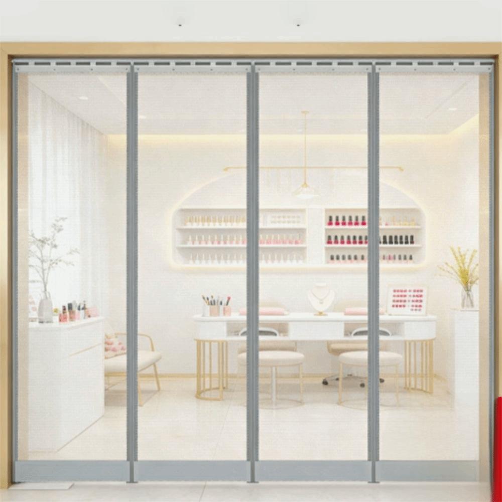 Well-ventilated Magnetic Mesh Door Curtain Mosquitoproof Partition Door Curtain Balconies
