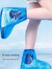 Waterproof Non-Slip Transparent Rain Shoe Covers - Thickened, Durable, Mid-High Tube for Outdoor Use