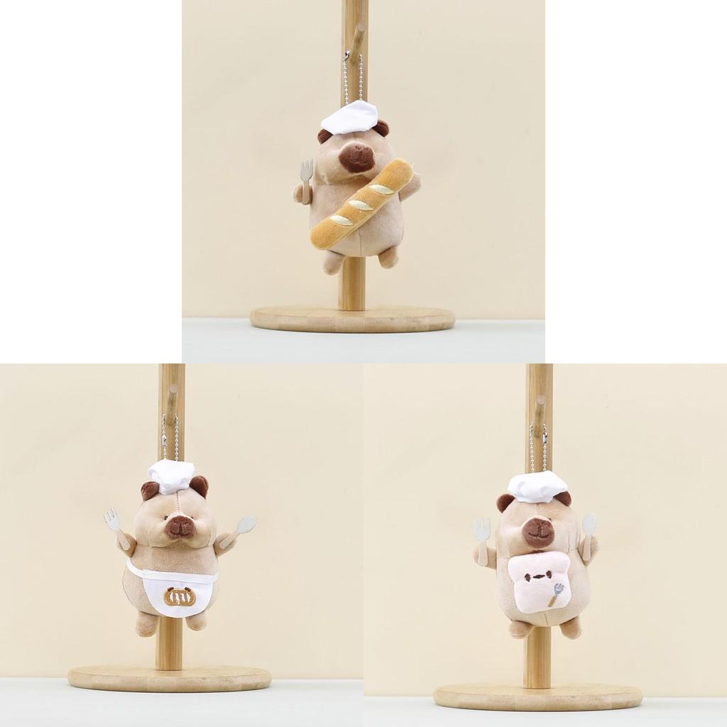 Милая плюшевая игрушка капибара для декора детской комнаты с мягким наполнителем из полипропиленового хлопка