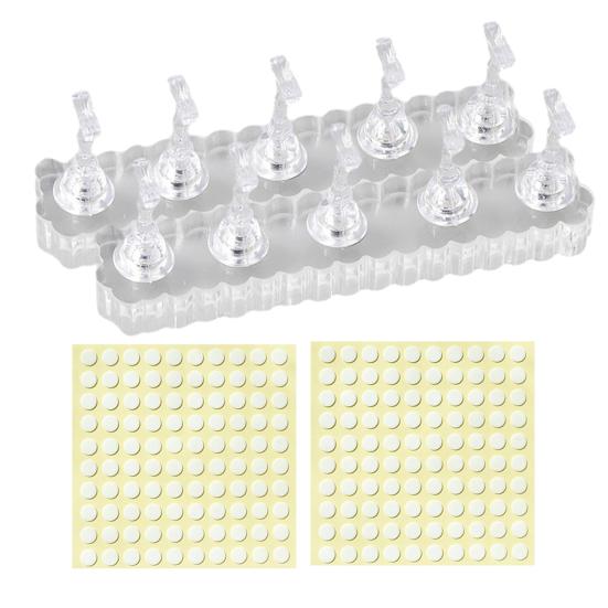 Магнитная подставка для ногтей Держатель для демонстрации накладных ногтей Профессиональный набор для нейл-арта