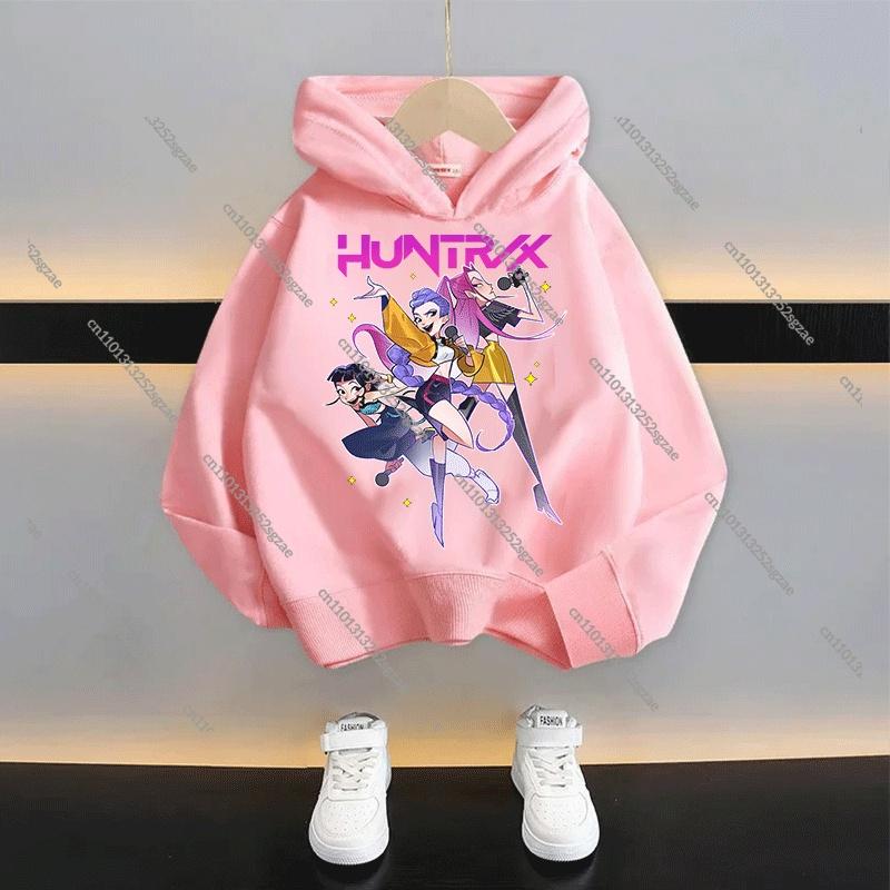 KPop Demon Hunters Kids Cartoon Hoodie 2025: Cool Unisex Pullover For Boys & Girls Casual New Style Sweatshirt