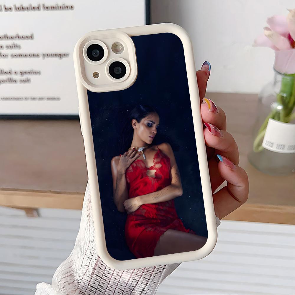 Модный чехол Eiza Gonzalez Утолщенный ТПУ Чехол для мобильного телефона для iPhone 17 16 15 14 13 12 11 Air Pro Max Plus Цветная крышка