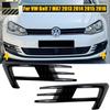 For Volkswagen VW Golf 7 MK7 2013 2014 2015 2016 Front Bumper Splitter Canard Fog Light Cover Frame Sticker Trim Car