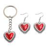 10Pcs 25X27mm Retro Gothic Peach Heart Pendant DIY Jewelry Accessories