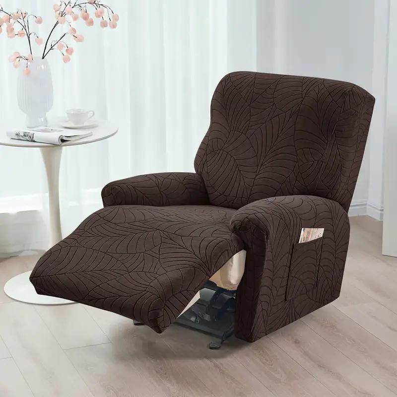 Split Recliner Sofa Covers Elastic Stretch Relax Armchair Cover Non-Slip Reclining Single Sofa Slipcovers Living Room