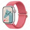 Нейлоновый ремешок для Apple Watch Ultra 2 49 мм 40 мм 44 мм 41 мм 38 45 мм Эластичный плетеный браслет-петля для iWatch Series 9 8 7 6 SE 5 4
