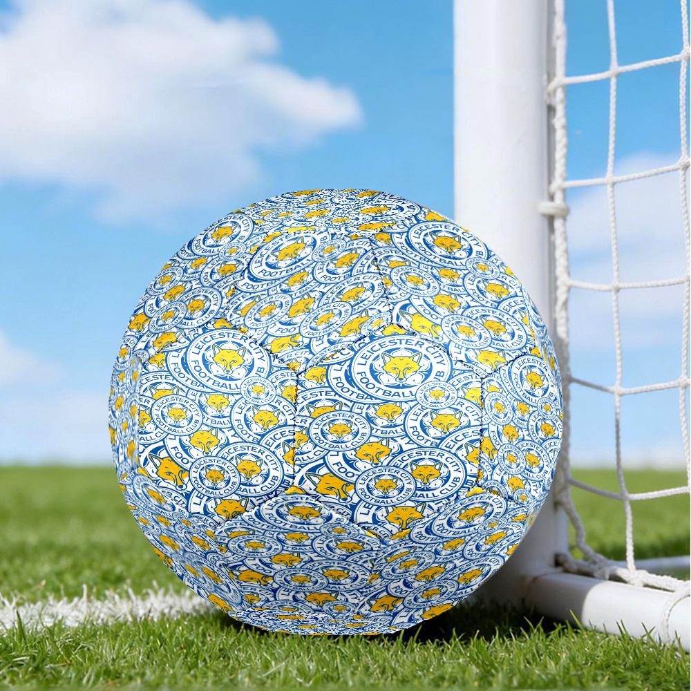 Fc Crest Design Printed Size 5 Soccer Balls, High-Quality, Anti-Slip, Protective Football, A Unique Gift , Birthdays, Christmas Gifts